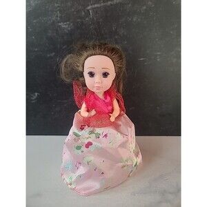 Haschel Toys Cupcake Surprise Pink Dress Doll Used